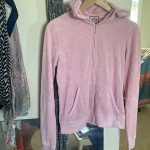 Juicy couture velour zip up